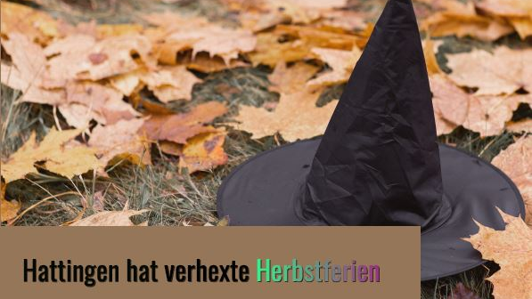 Blätter und Hut